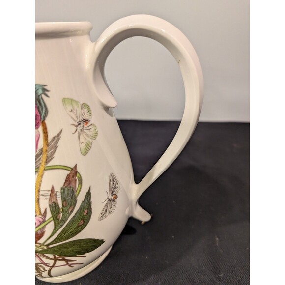 Portmeirion Botanic Garden Large Pitcher Jug 8.75" Pasque Flower Made in Britain - Picture 3 of 8